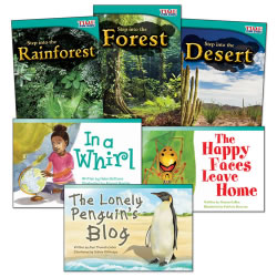 Step into Biomes Reading Level Grades 1 & 2 Books - Set of 6