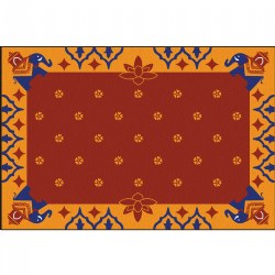 Cultural 4' x 6' Carpet - India