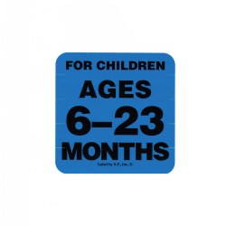 Ages 6 - 23 Months Label